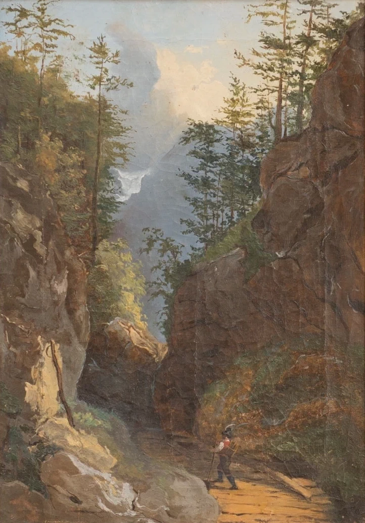 Paesaggio con viaggiatore